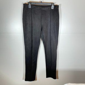 NWT! Essentials Sioni Pants in Faux Suede with Pintuck Detail